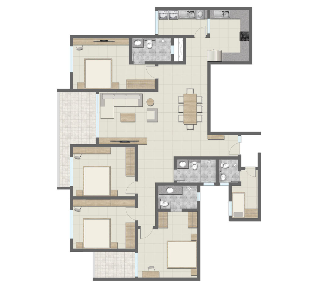 Sobha Infinia site layout