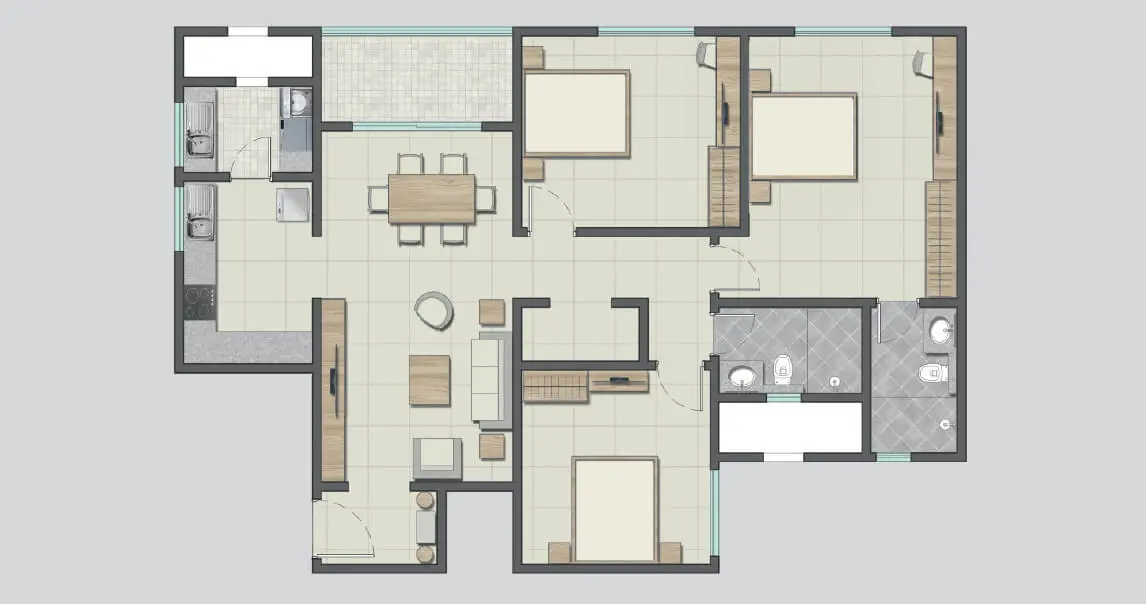 Sobha Neopolise floor plan