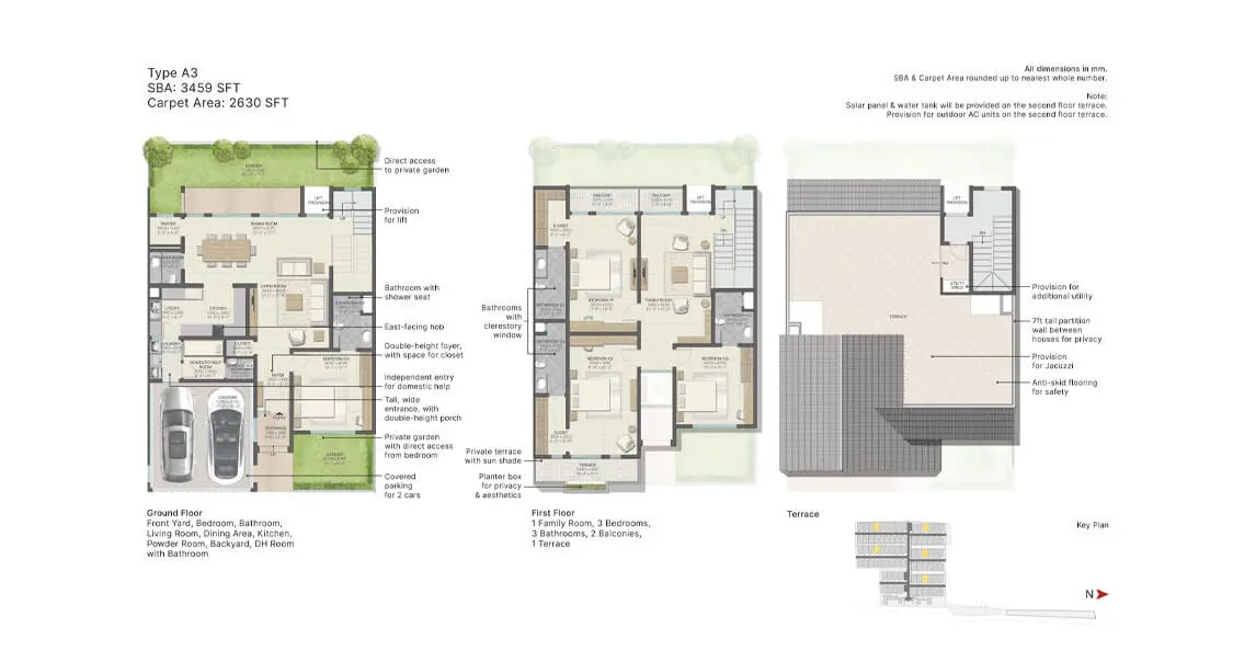 Sobha Oakshire site layout